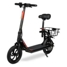 Hyper Toy Company 36V Skute Commute 12 Seated Electric Scooter W/Basket, 250W Motor