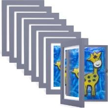 Geelin 8 Pcs Kids Artwork Picture Frame, 8x11.5'', (Navy Blue), Retail $60.00