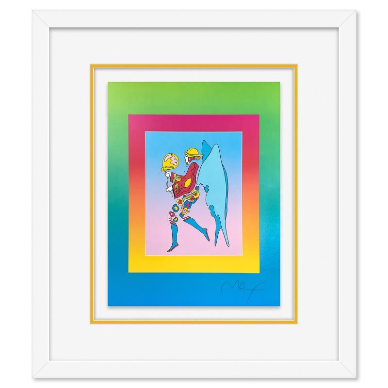 Tip Toe Floating on Blends by Peter Max