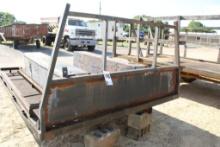Steel Truck Flat Bed w/ reciever hitch 7'6"x 9'