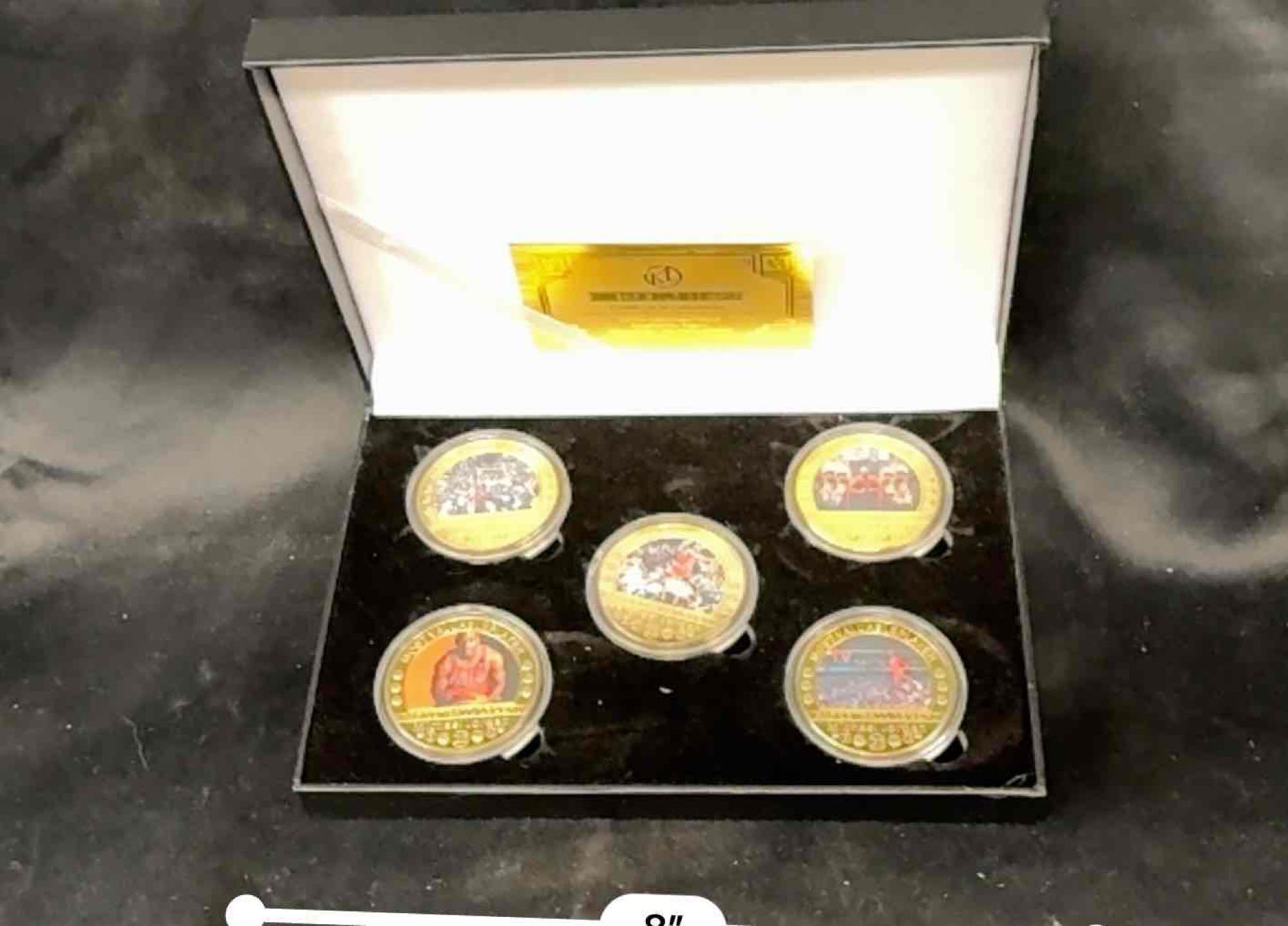 24k Gold Plated Michael Jordan Collector Coins