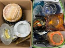 Big Box Full of Assorted Collectible Ash Trays