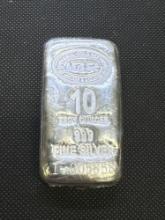 IGR 10 Troy Oz .999 Fine Silver Bullion Bar