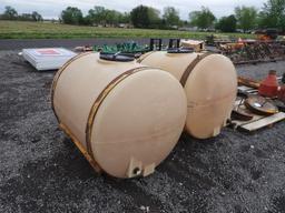 (2) 200 gal Saddle Tanks & Mounts