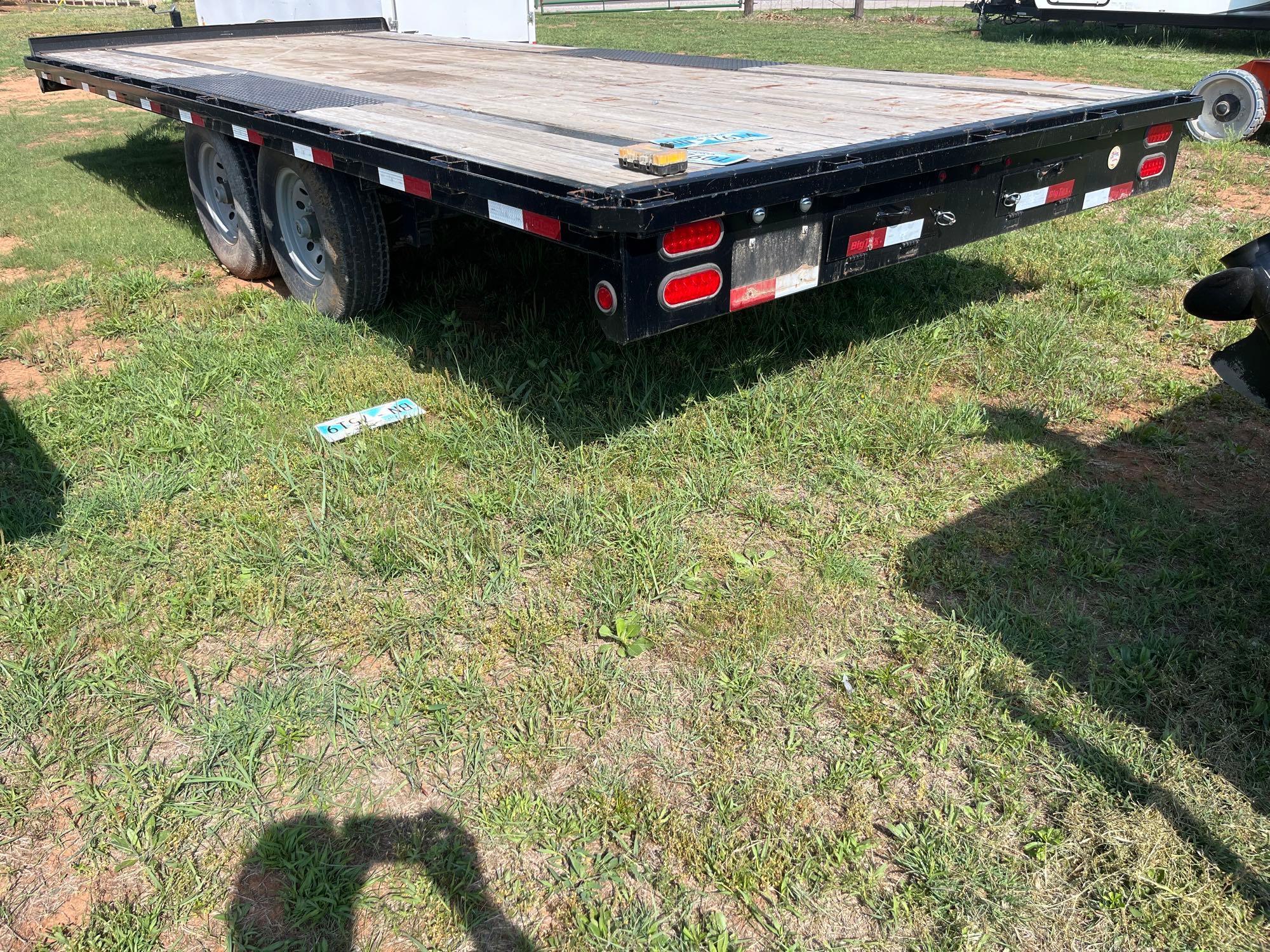 2017 Big Tex 140A flatbed trailer 20ft