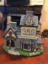 Partylite "Old World Village" Candle Shoppe Tea Light House