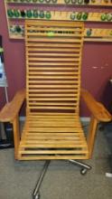 Wooden Slotted Chair