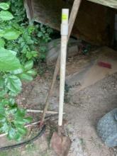 Shovel and small pitchfork