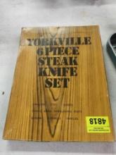 yorkville 6 piece steak knife set