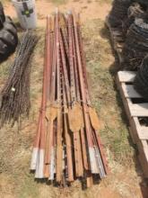 6.6ft metal T posts