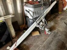 Gas powered screed finishing float 8ft engine needs work C