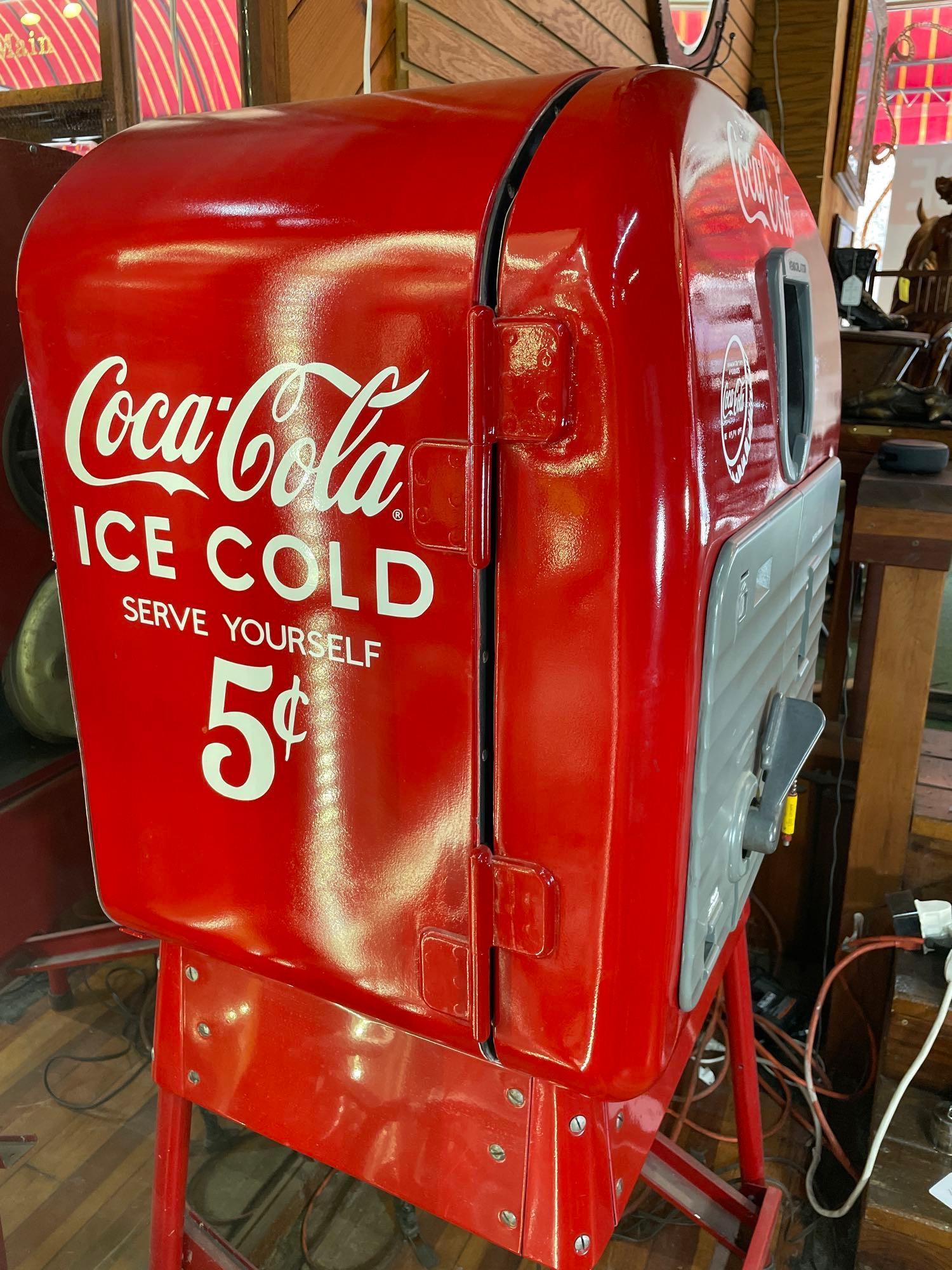 Unique 1930"s Restored Coke Machine