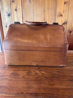 Antique Leather Dr's Bag