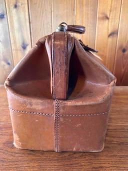 Antique Leather Dr's Bag