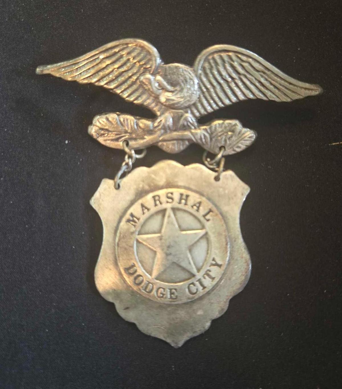 Sterling Silver Marshal Badge