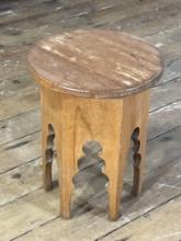 18" Oak stool