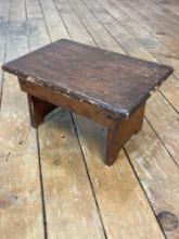 Oak foot stool
