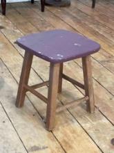 small wood stool