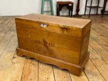 Solid Pine petite hope chest