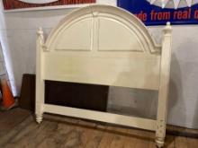 Shabby Chic White Solid Queen Headboard