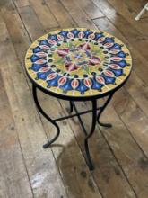 Mosaic Outdoor Accent Table 20" Tall