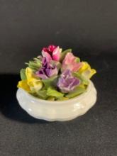 Coalport Bone China Floral Bowl Signed Made in England