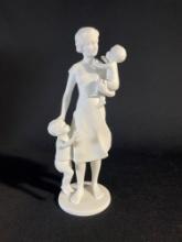 Kaiser German Porcelain Figurine Mother & Children Signed W.Germany