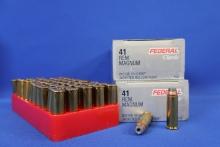 Ammo, Federal Classic 41 Rem Mag. 100 total rounds.