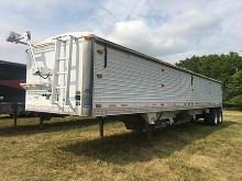 2005 Tempte 42 ft Hopper Bottom Grain Trailer, Air Ride, Thunder 6000 Electric Tarp