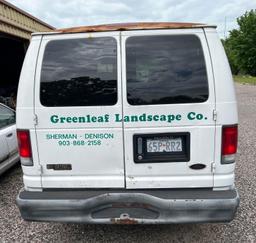 2001 Ford Econoline Van - 163,025 miles