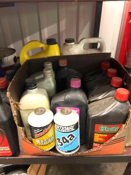 Lot of Misc. Oils, Lubricants, etc.