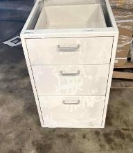 3 Drawer Metal Base Cabinets 35.25 in x 21 5/8 in x 18 in - Qty. 6x Money - New in Box