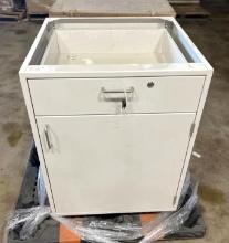 1 Door and 1 Drawer Metal Base Cabinet - Qty. 2x Money- New