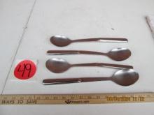 4 Stainless Steel Serving Spoons