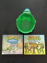 2 Books and a Bowl. Teenage Mutant Ninja Turtles The First Battle. Teenage Mutant Ninja Turtles The