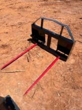 LandHonor Skid Steer Bale Spear Attachment