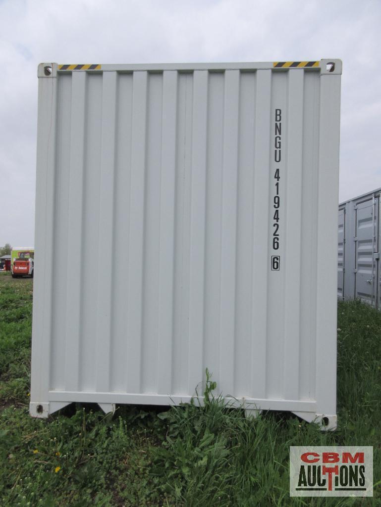 2023 40' Cargo Shipping Container 4-92" Double Doors On The Side And Rear Doors, One Trip Use