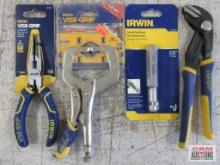 Irwin Vise-Grip 4935095 GV8R 8" Straight Jaw Groovelock Pliers Irwin Vise-Grip IRHT82245 Internal