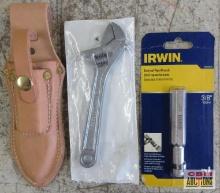 Crescent AC26BK Adjustable 6" Chrome Wrench Irwin Vise-Grip IRHT82245 Internal Pipe Wrench 3/8"