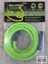 Legacy HFZ3806YW2B ZillaWhip 6' x 3/8" I.D. Whip Hose w/ Ball Swivel