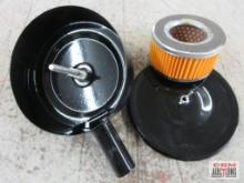 3/4" NPT, Air Compressor Intake Replacement Filter & Metal Housing Unit