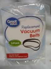 Replacement Vacuum Belts, set of 2