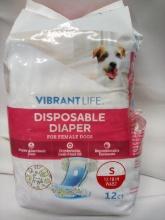 Vibrant Life Disposable Diaper, S