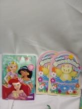 Princess x1 and Hello Sunshine x2 coloring and activity book