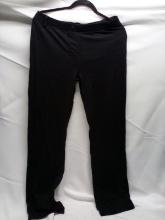 YogiPace black pants with belt loops and back pockets, L