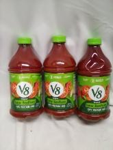 V8 Low sodium Vegetable juice x3