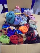 Large Box Full of Brand New Assorted Fabric