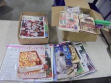 Crafting Magazines & Large Group of Craft Supplies