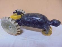 Cast Iron Turtle Tractor Sprinkler
