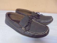 Brand New Pair of Men's Leather Slippers
